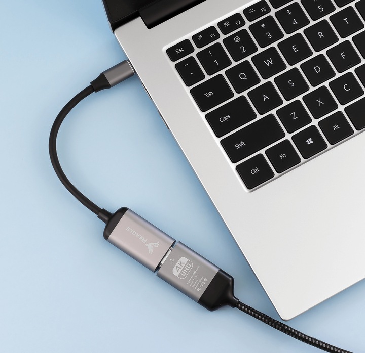 Adapter przejściówka USB-C HDMI 4K 60Hz Mac USB C