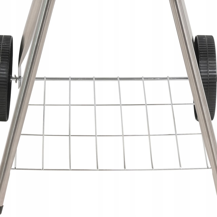 GRILL OGRODOWY WĘGLOWY RUSZT STALOWY OKRĄGŁY 41CM POKRYWA Z POKROWCEM LUND