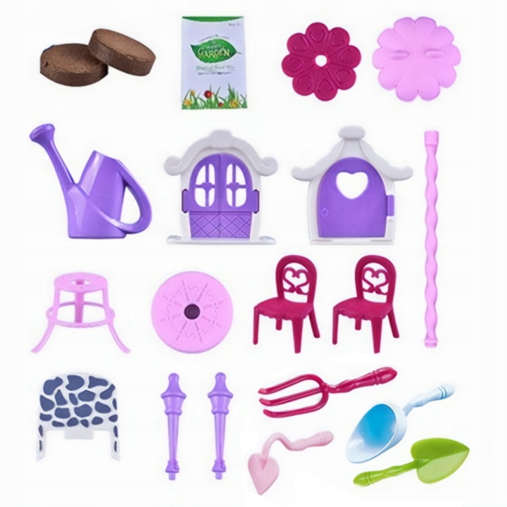 MAGICZNY OGRÓD UPRAWA ROŚLIN DOMEK KWIATÓW OGRÓDEK WRÓŻEK NÓŻKI ŚWIECI GRA