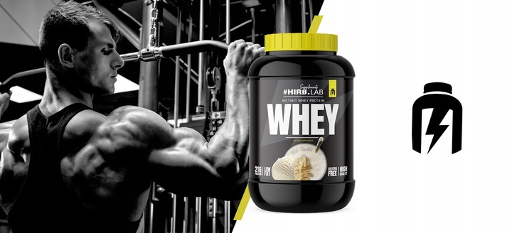 Białko koncentrat serwatkowe WPC 2000 g Instant Whey BIAŁA CZEKOLADA hiro
