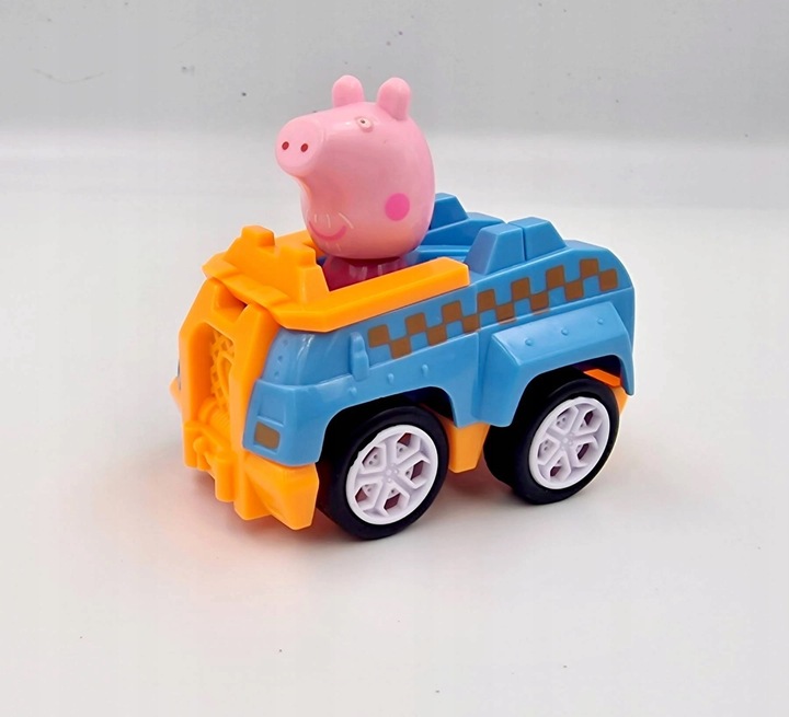 ZESTAW POJAZDÓW ŚWINKA PEPPA FIGURKI + SAMOCHODY 6 SZTUK RUCHOME AUTKA