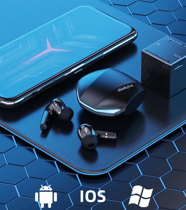SŁUCHAWKI BEZPRZEWODOWE LENOVO GM2 PRO WODOODPORNE TWS GAMINGOWE LIVE PODS