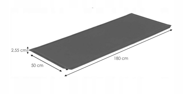 MATA KARIMATA SAMOPOMPUJĄCA WODOODPORNA 180x50x2,5