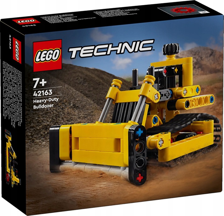 LEGO TECHNICS 42163 BULDOŻER DO ZADAŃ SPECJALNYCH + TORBA PREZENTOWA