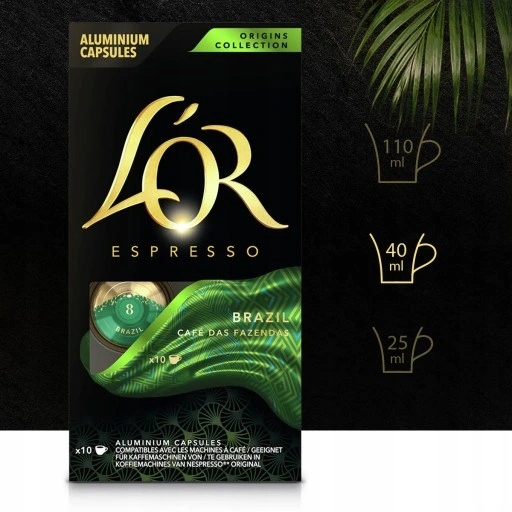 Kapsułki Jacobs L'OR kompa. z Nespresso(r)* 100szt zestaw 90+10 GRATIS!