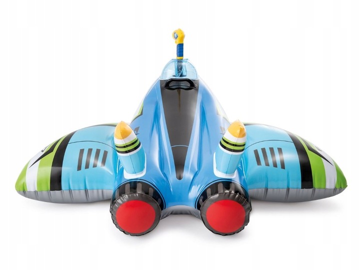 Materac do Pływania Dmuchany SAMOLOT Niebieski Intex 57536 MODEL 2025