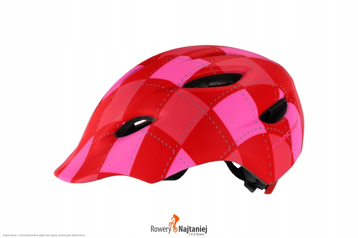 Kask rowerowy KROSS INFANO różowy S (52-56 cm)
