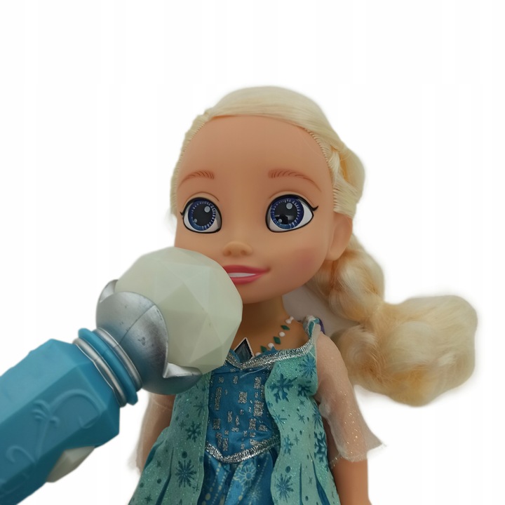 ŚPIEWAJĄCA ELSA Z MIKROFONEM KRAINA LODU WERSJA-PL ŚPIEWA UTWÓR MAM TĘ MOC