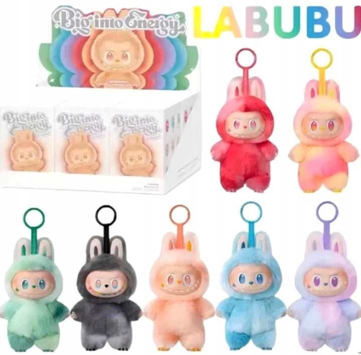 Oryginalny Labubu Monster Brelok 18cm Urocza Torebka Brelok Zawieszka