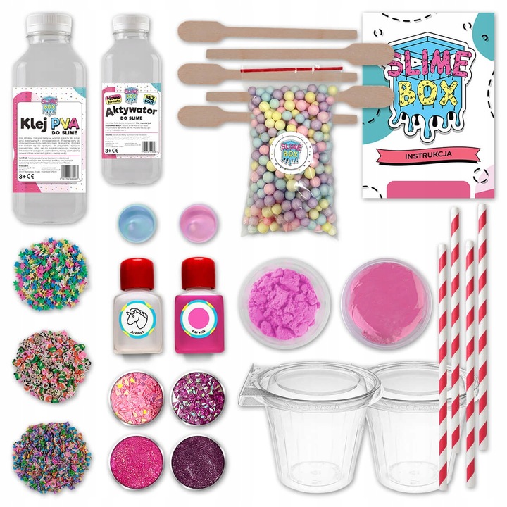 Zestaw do robienia slime SWEET SHAKE SLIME | Slime Box, Slime DIY, Okazja