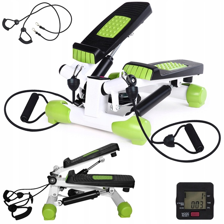 Stepper HMS S3033 Mini skośny z linkami Zielony