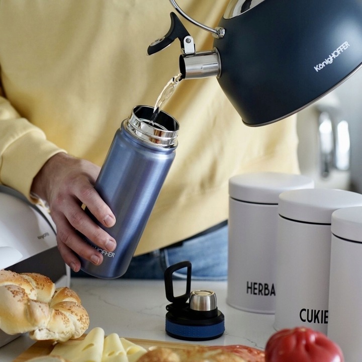 TERMOS Kubek Termiczny NIERDZEWNY POJEMNY Próżniowy Konighoffer Ontario 650