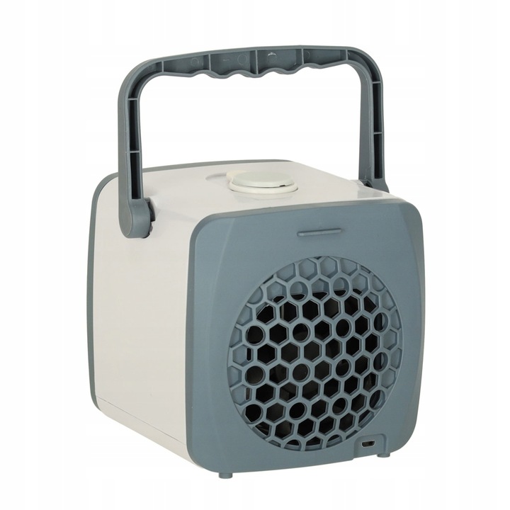 SKUTECZNY Mini klimatyzator wentylator nawilżacz powietrza na wodę z rączką