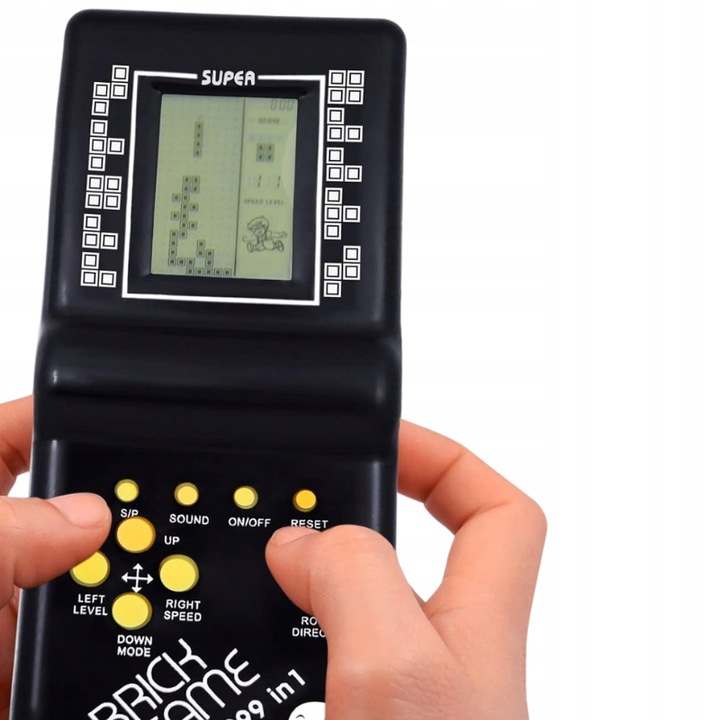 2X ELEKTRONICZNA GRA TETRIS WĘŻYK KONSOLA KIESZONKOWA RETRO ZRĘCZNOŚCIOWA