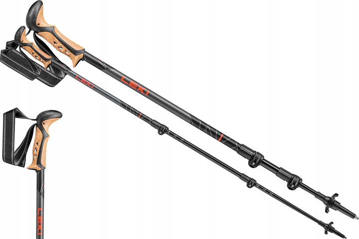 Kije kijki trekkingowe regulowane LEKI KHUMBU 110-145 277g