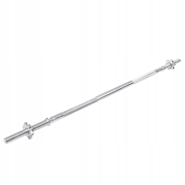 GRYF SZTANGA PROSTY DO ĆWICZEŃ 150cm + ZACISKI 25mm PEŁNY STAL FITNESS