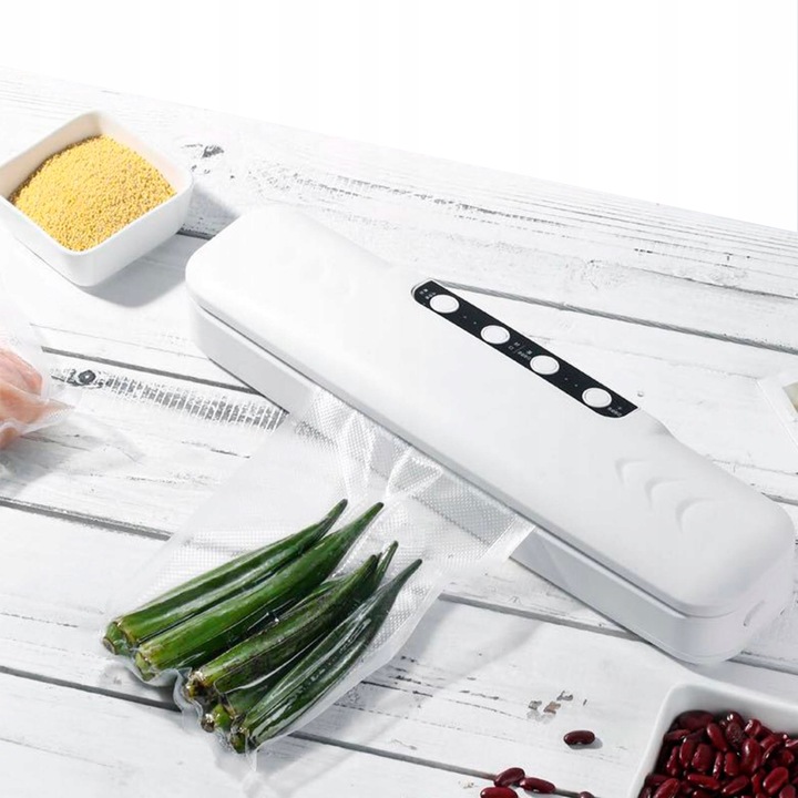 ZGRZEWARKA PRÓŻNIOWA DO ŻYWNOŚCI PAKOWARKA O MOCY 90W + ZESTAW WORKÓW XXL