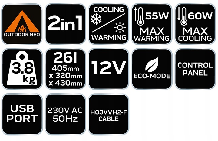 NEO Lodówka turystyczna, 63-152