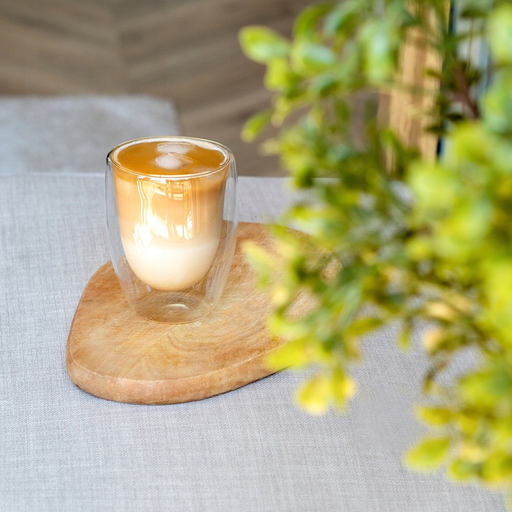 6X Szklanki Termiczne Do Kawy Latte Drinków 350ML Zestaw podwójne szkło