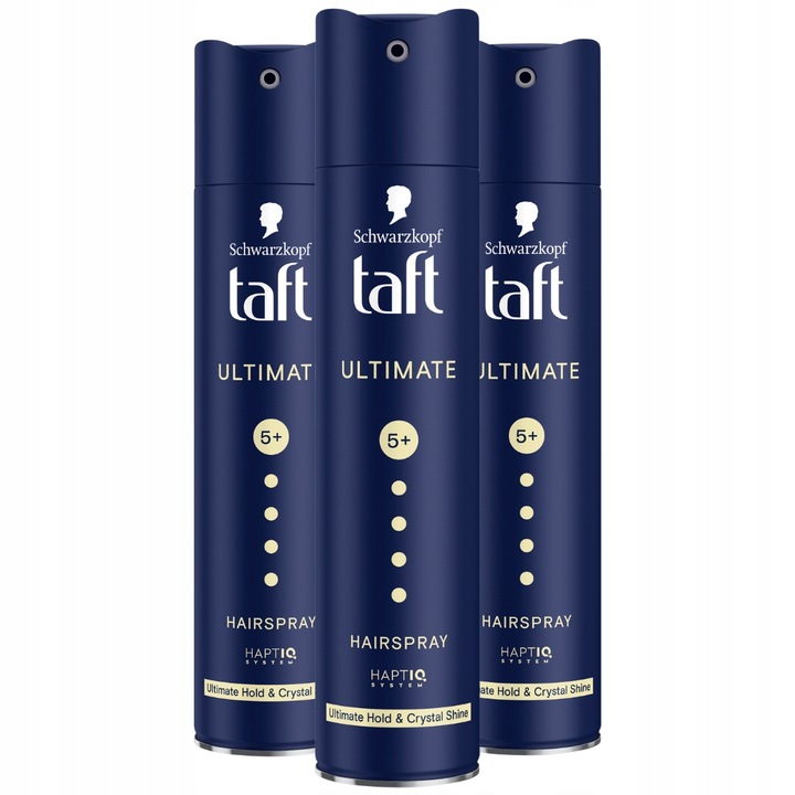 Taft Ultimate Lakier do Włosów Zestaw 3x250ml