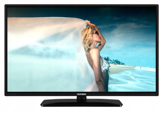 Telewizor LED 24" Telefunken E24H340A 12 Volt Do KAMPERA DVB-T2 HEVC
