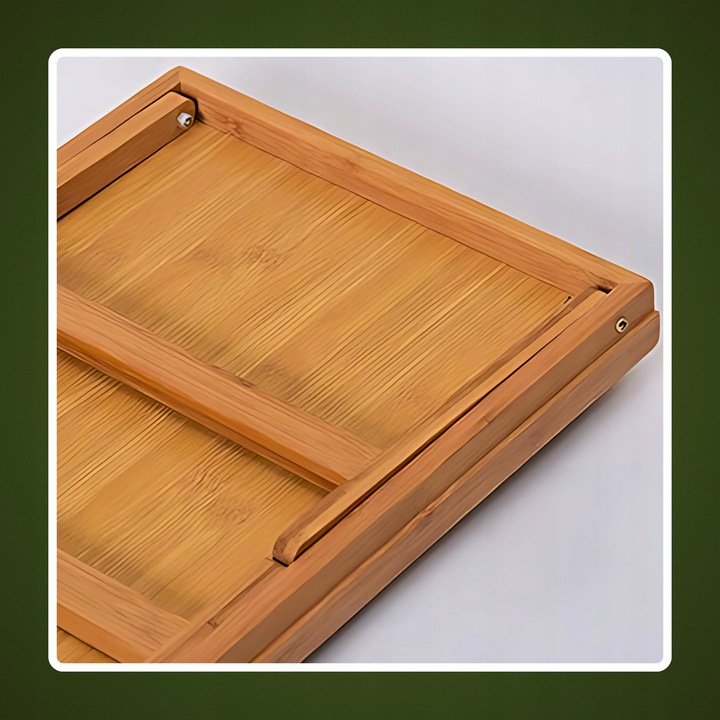 STOLIK ŚNIADANIOWY POD LAPTOPA DO ŁÓŻKA DREWNIANY SKŁADANY NA PREZENT TACA