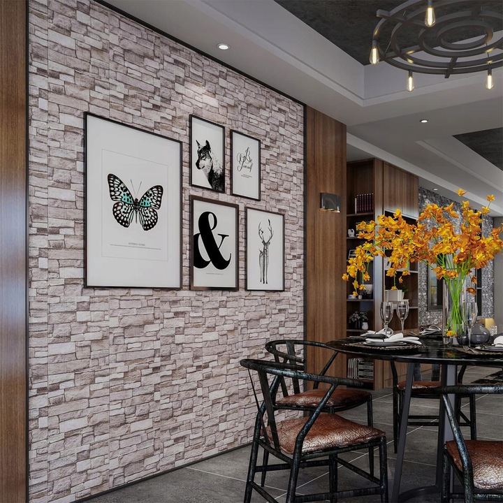 PANELE 3D ŚCIENNE SAMOPRZYLEPNE CEGŁA TAPETA #2