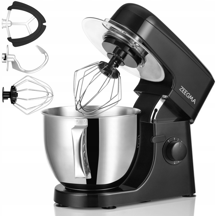 ROBOT kuchenny planetarny WIELOFUNKCYJNY MIKSER 2200W DUŻA misa 6,5L Zeegma