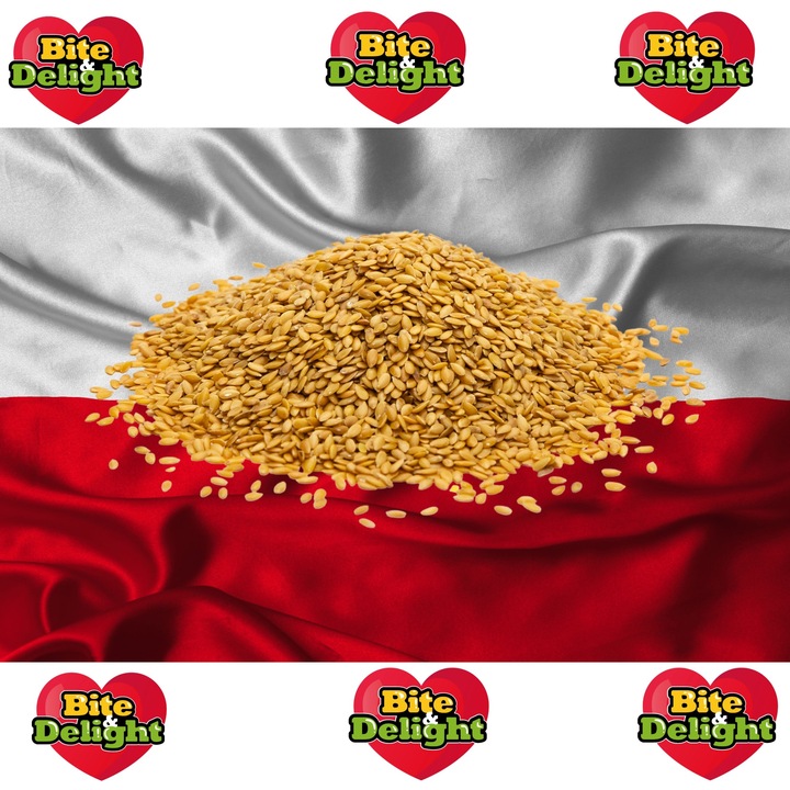 SIEMIĘ LNIANE ZŁOTE 5KG CZYSTE POLSKA DO TŁOCZNIA OLEJU 100% CZYSTOŚCI