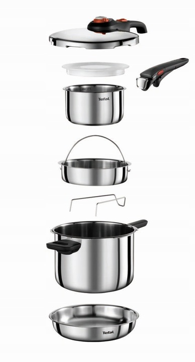 TEFAL Ingenio Emotion zestaw 6 elementów- Szybkowar 6l