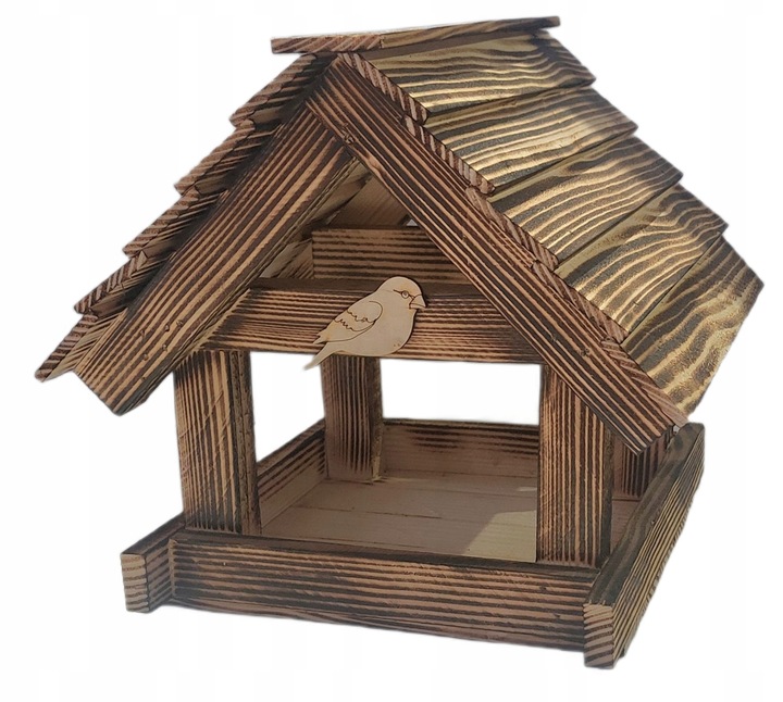 Karmnika Dla Ptaków Opalany XXL Duży Mocny Ozdoba do ogrodu Solidny