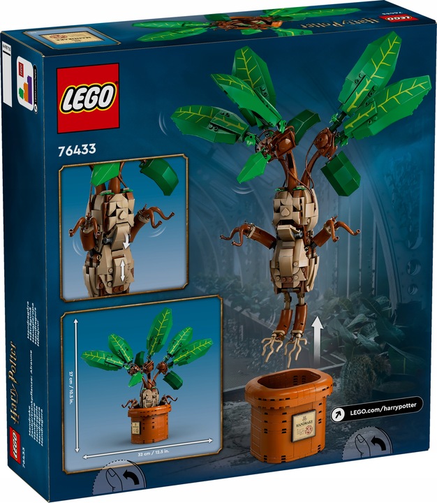 LEGO Harry Potter 76433 Mandragora Model Wrzeszczącej Rośliny w Doniczce