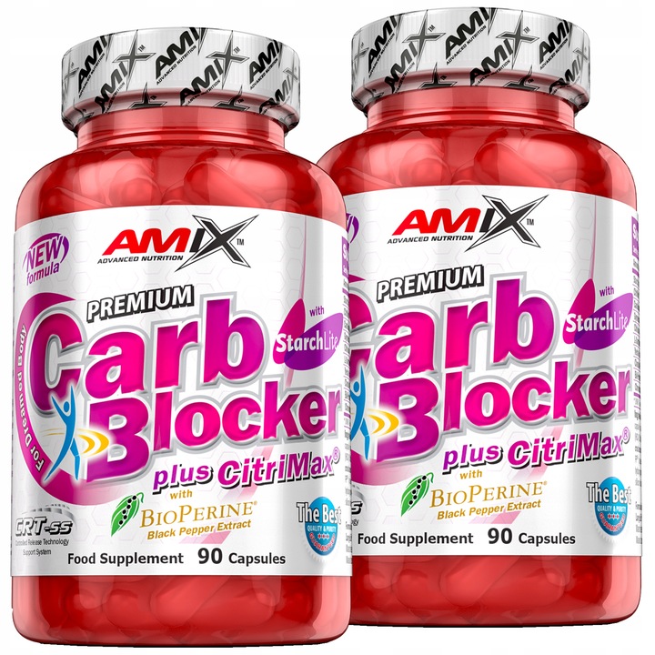 BLOKER KALORII, SPALACZ TŁUSZCZU - Amix Carb blocker tabletki odchudzanie