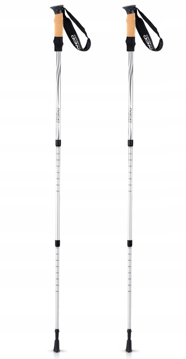 KIJKI DO NORDIC WALKING KIJE TREKKINGOWE DO CHODZENIA REGULOWANE 2szt.