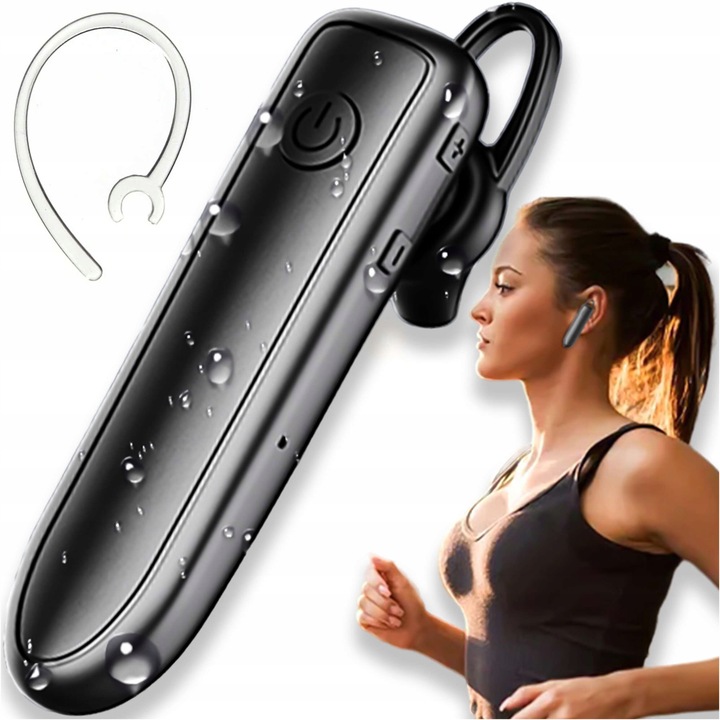 Słuchawka Bluetooth 5.1 Bezprzewodowa mikrofon Zestaw Słuchawkowy do rozmów