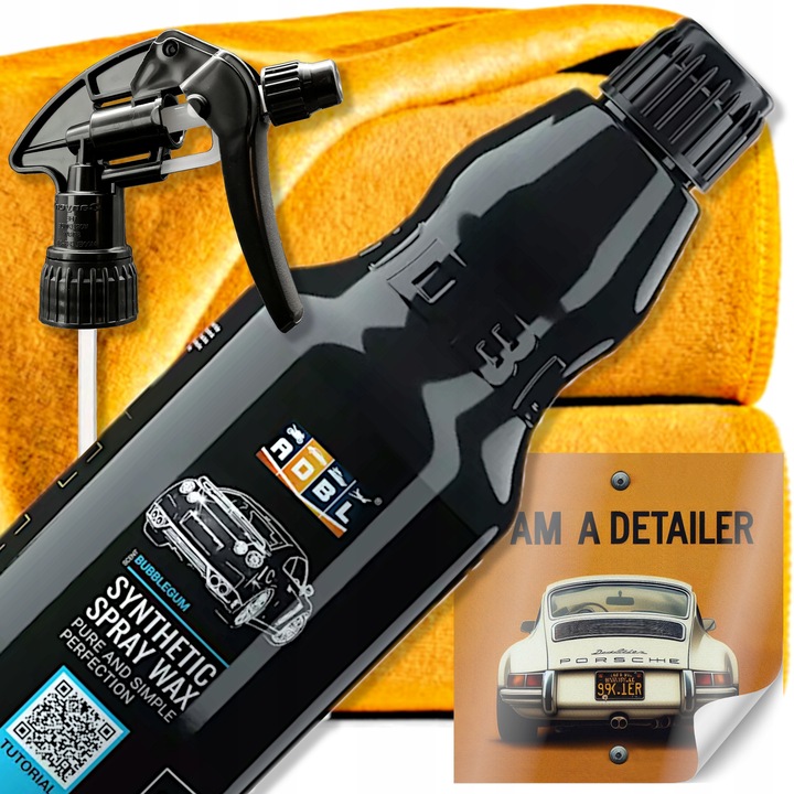 ADBL SYNTHETIC SPRAY WAX QUICK DETAILER DO LAKIERU WYSOKI POŁYSK HYDRO 0,5L