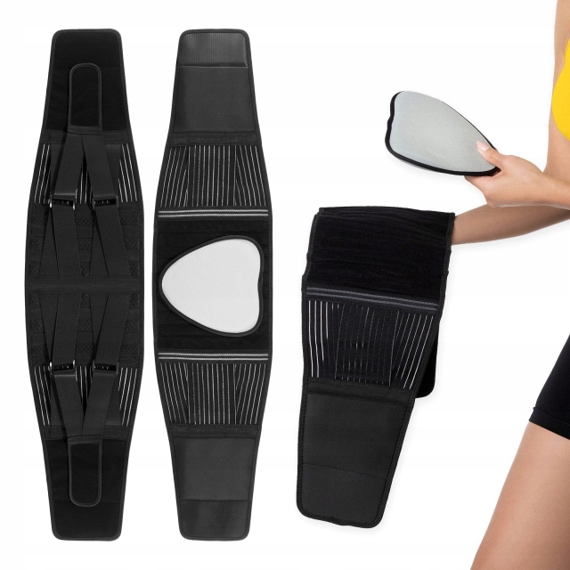 PAS LĘDŹWIOWY KRZYŻOWY GORSET ORTOPEDYCZNY ORTEZA STABILIZATOR PLECY XXL