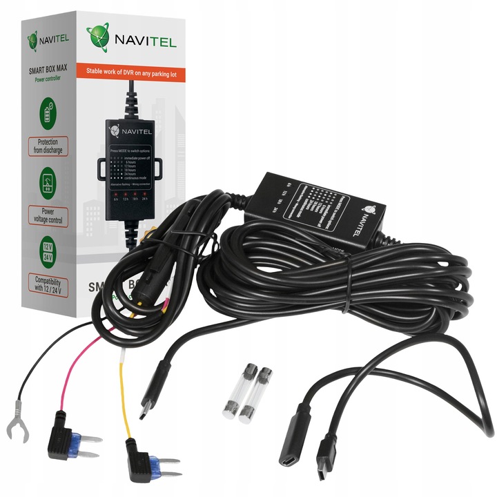 ADAPTER ZASILANIA NAVITEL SMART BOX MAX USB C ACC DO TRYBU PARKINGOWEGO