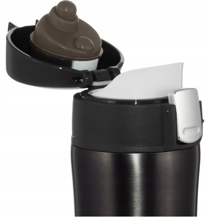 KUBEK TERMICZNY STALOWY TERMOS BIDON Z USTNIKIEM