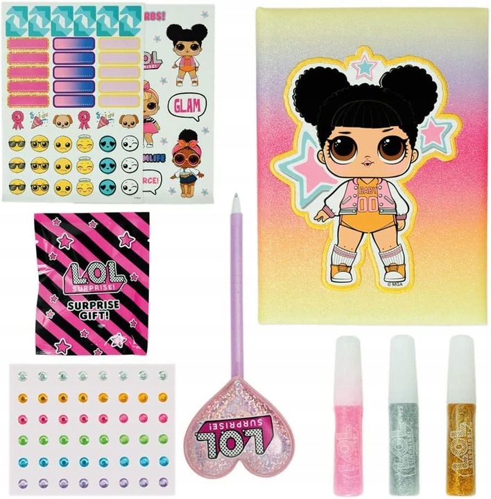 LOL SURPRISE BROKATOWY PAMIĘTNIK L.O.L NOTES ALBUM