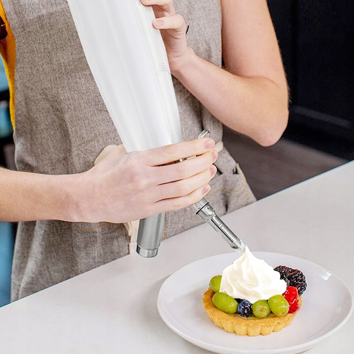 SYFON DO BITEJ ŚMIETANY 500 ML DOZOWNIK DO ŚMIETANY PISTOLET DO ŚMIETANY