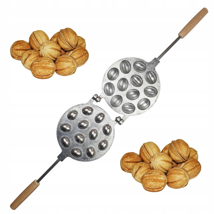 FORMA OPIEKACZ DO PIECZENIA CIASTEK ORZESZKÓW PATELNIA NA ORZESZKI DUŻE #70