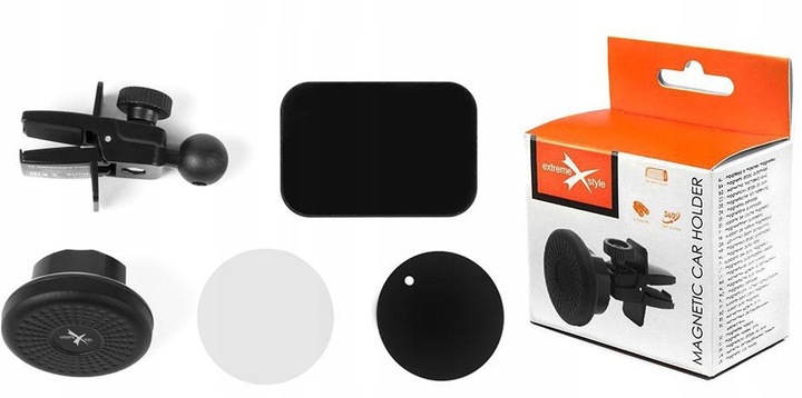 Uchwyt samochodowy na telefon do kratki MAXI Magnetic