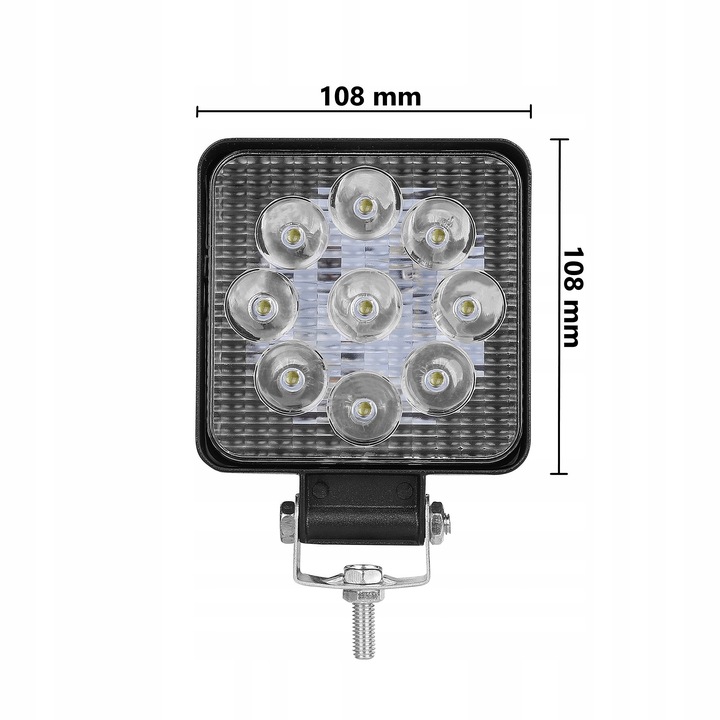 LAMPA ROBOCZA 9 LED HALOGEN 12V 24V LEDOWA 4 sztuki