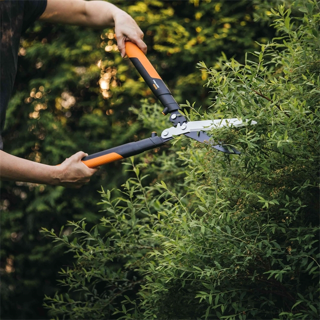 FISKARS Nożyce do Żywopłotu Krzewów HSX92 RĘCZNE SEKATOR PowerGearX