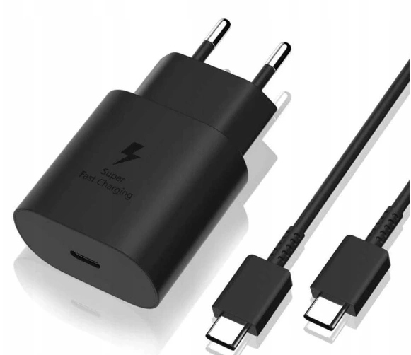 SZYBKA ŁADOWARKA do Samsung USB-C 25W + Kabel USB-C 1m