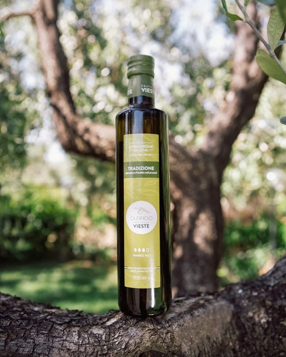 Oliwa z oliwek extra virgin Fratelli Vieste Tradicione 1l Włoska ŁAGODNA
