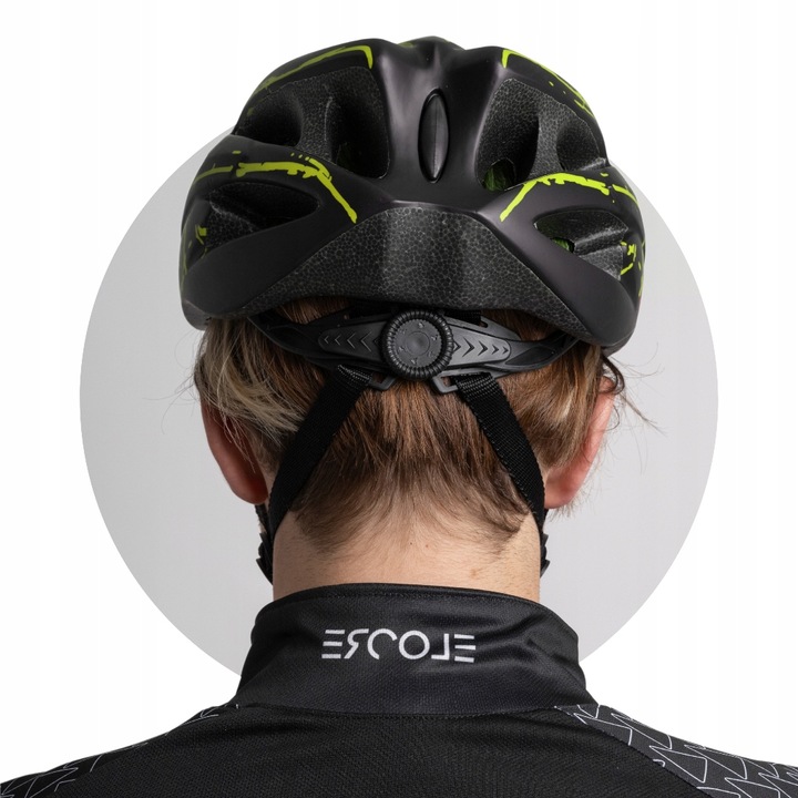 KASK ROWEROWY Z OKULARAMI LEKKI REGULOWANY ERCOLE