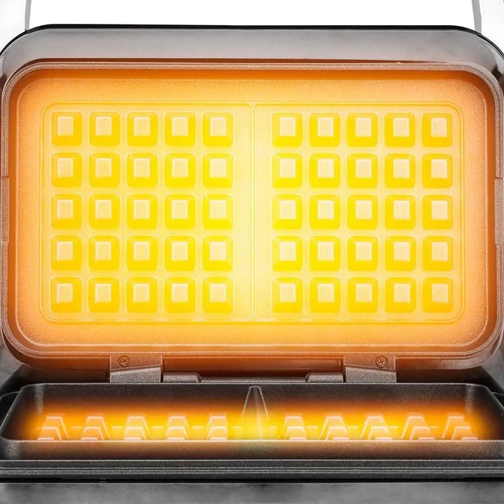 GOFROWNICA NA 2 GOFRY STALOWA Gastroback 42424 LCD