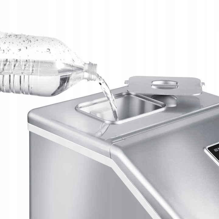 Kostkarka do lodu, przezroczyste kostki lodu